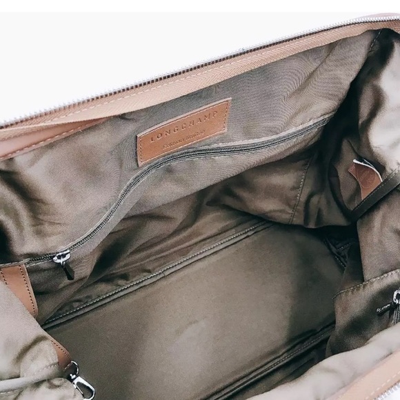 Longchamp leather & cowhide doctor bag. Weekender. Limited edition legend Verdi - Picture 7 of 10